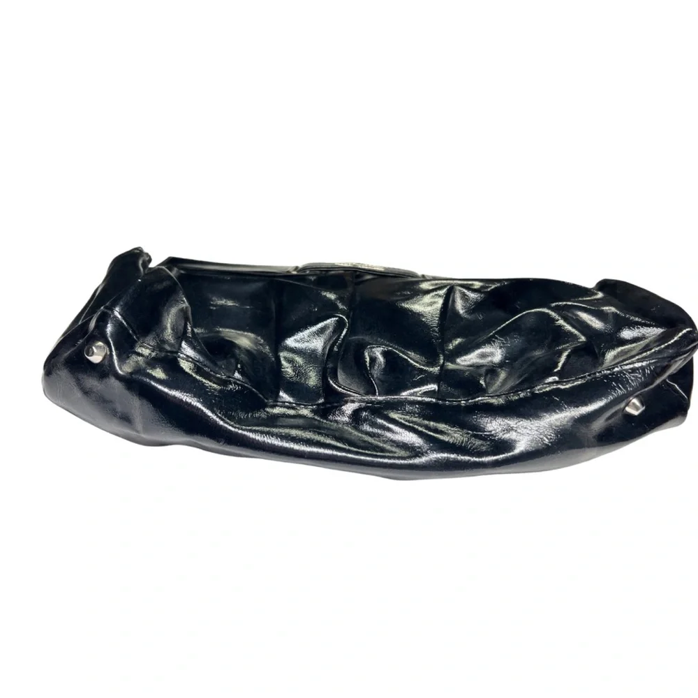 Miche medium black clutch shell evening neutral party casual neutral minimalist